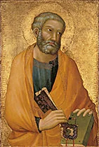 'Saint Peter' painting by Simone Martini