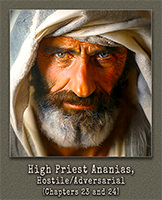 Picture of High Priest Ananias in Acts 23 and 24