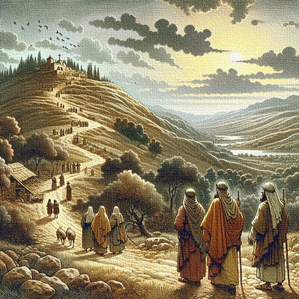 The Mount of Olives, compliments of bible.art