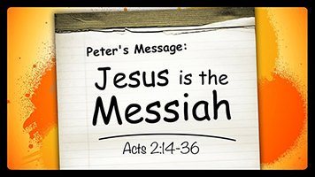 Peter's message: Acts 2:14–36