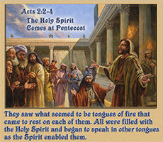 'Pentecost, the Outpouring of the Holy Spirit'