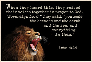Click to enlarge Warren Camp's custom Scripture picture of Acts 4:24. Warren Camp's custom Scripture picture of Acts 4:24