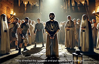 Warren Camp's custom Scripture picture of Acts 5:18