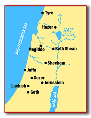 Map image of Shechem, compliments of leonmauldin/blog