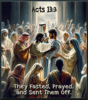 Picture of Acts 13:3