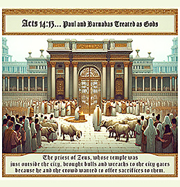 Picture of Acts 14:13