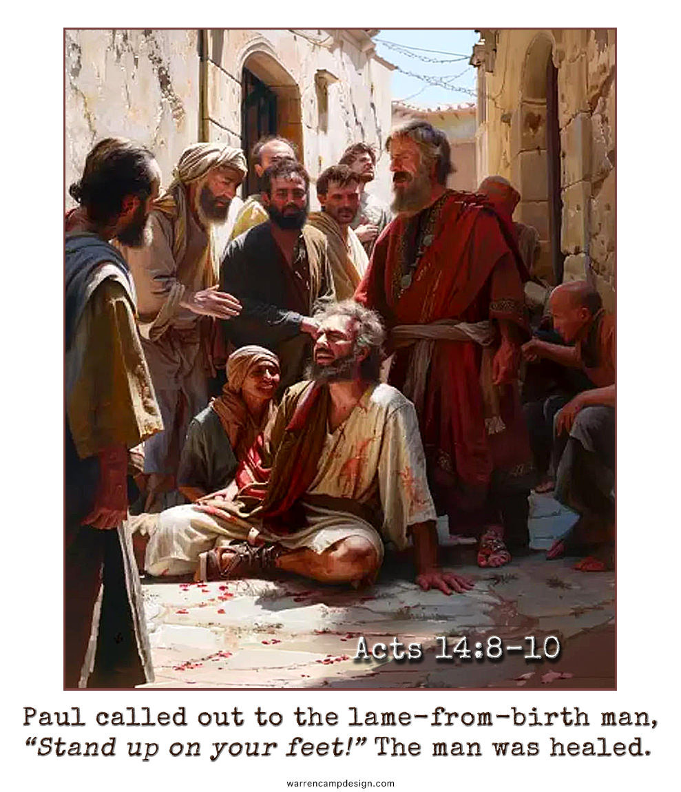 Action photo of Acts 14:8–10