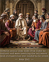 Picture of Acts 15:1 in action