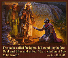 Paul, Silas, and the jailer, in Philippi