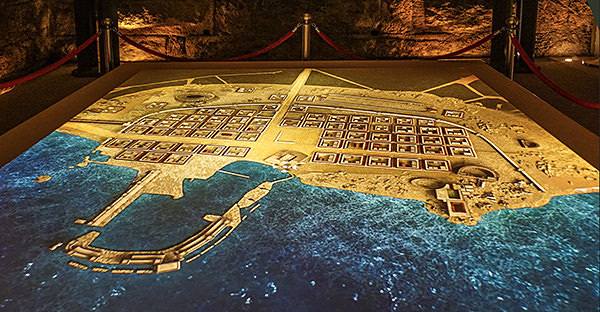 An enlargement of this 'Caesarea Model' image can be seen on holylandphotos.wordpress.com.