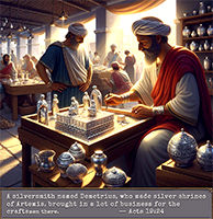 Picture of Acts 19:24 in action