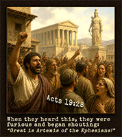 Picture of Acts 19:28 in action