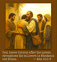 Click to enlarge this picture of Acts 20:1–6 in action. Picture of Acts 20:1–6 in action