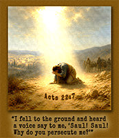 Picture of Acts 22:7 in action