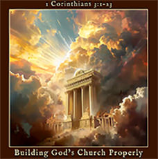 See the enlargement of Warren's custom Scripture picture of 1 Corinthians 3:1–23.