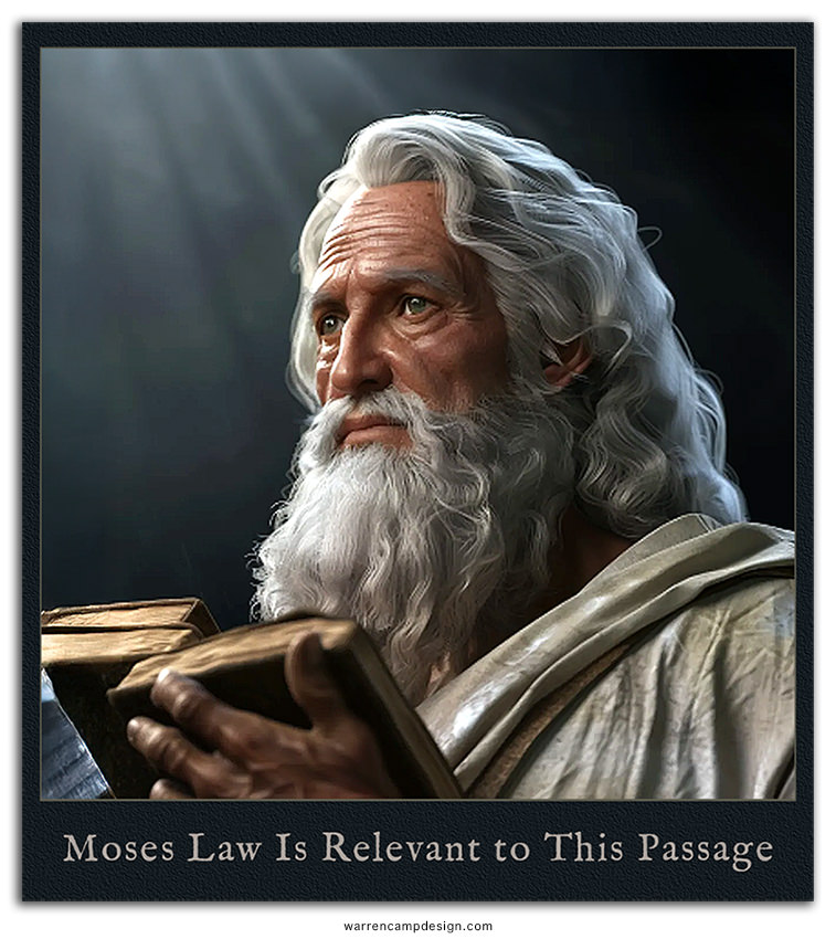 Warren's AI-generated picture of Moses in 1 Corinthians 9:1–2