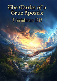 See the enlargement of Warren's styled Scripture picture of 2 Corinthians 12:12, adapted from biblepics.co.