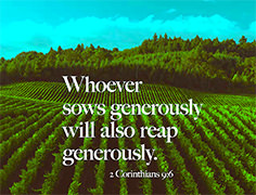 See the enlargement of Warren's custom Scripture picture.