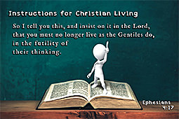 Warren Camp's custom Scripture picture of Ephesians 4:17 NIV