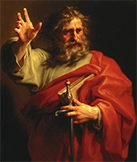 Photo of painting by Pampeo Batoni titled 'Saint Paul,' c. 1740