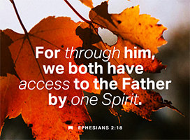 Warren Camp's custom Scripture picture of Ephesians 2:18 NIV