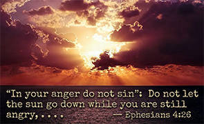 Warren Camp's custom Scripture picture of Ephesians 4:26 NIV