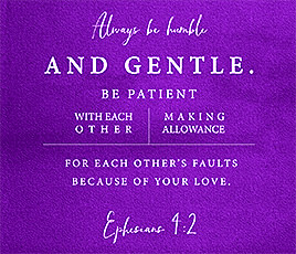 Custom artwork image of Ephesians 4:2