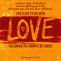 Warren Camp's custom Scripture picture of Ephesians 5:1–2 NIV
