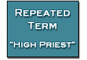 Image of repeated term 'high priest'