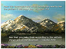 Warren Camp's Scripture Picture of Exodus 25:9, 40