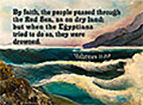 Warren Camp's custom Scripture picture of Hebrews 11:29