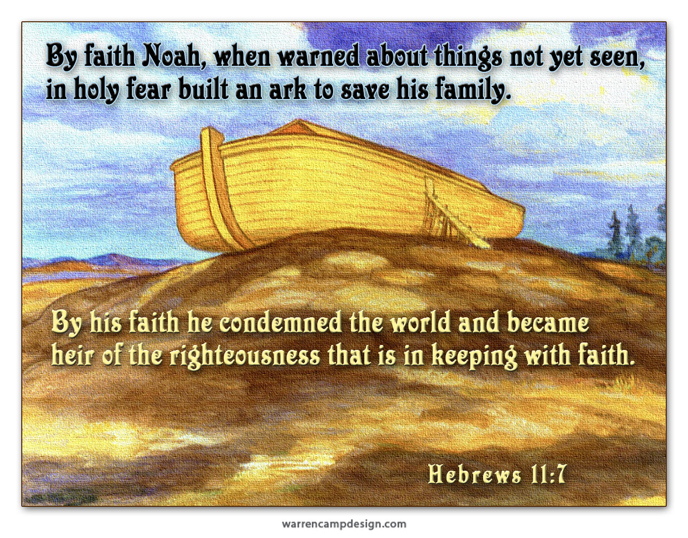 Hebrews 11:1–7 Bible Study Summary: Warren Camp | Hearty Boys