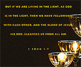 See the enlargement of Warren's custom Scripture picture of 1 John1:7.