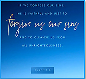 See the enlargement of Warren's custom Scripture picture of 1 John1:7.