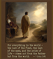 Click to enlarge Warren Camp's Scripture picture of 1 John 2:16. Warren Camp's Scripture picture of 1 John 2:16