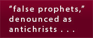 Jesus warned us that false Christs and false prophets will come.