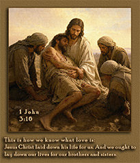 Warren 's custom Scripture picture of 1 John 3:16 NIV