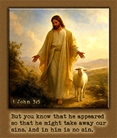 Warren Camp's Scripture picture of 1 John 3:5