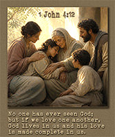 Warren Camp's Scripture picture of 1 John 4:12