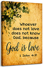 Enlarge and download Warren's custom image of 1 John 4:8. Warren's custom image of 1 John 4:8