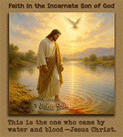 Warren Camp's Scripture picture of 1 John 5:6a