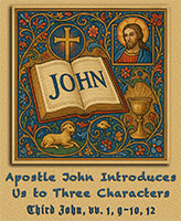 Click to enlarge Warren Camp's styled image of 'John's Three Characters.' Warren Camp's styled image of 'John's Three Characters'