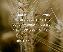 Click to enlarge and download Warren's Scripture picture of Luke 1:45 NIV. Warren's Scripture Picture of Luke 1:45 NIV