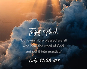 Warren's Scripture picture of Luke 11:28 NLT