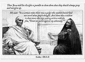 Warren Camp's Scripture Picture of Luke 18:1–3
