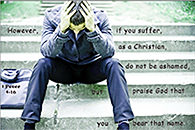 Thumbnail of Warren Camp's custom Scripture picture of 1 Peter 4:16 NIV.