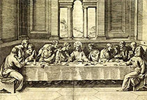 Thumbnail of 'The Last Supper' by Marco Dente de Ravenna, undated. Warren Camp's 'Peter Masterpieces' photo album.