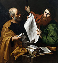 De Ribera's painting of 'Saint Peter and Saint Paul'