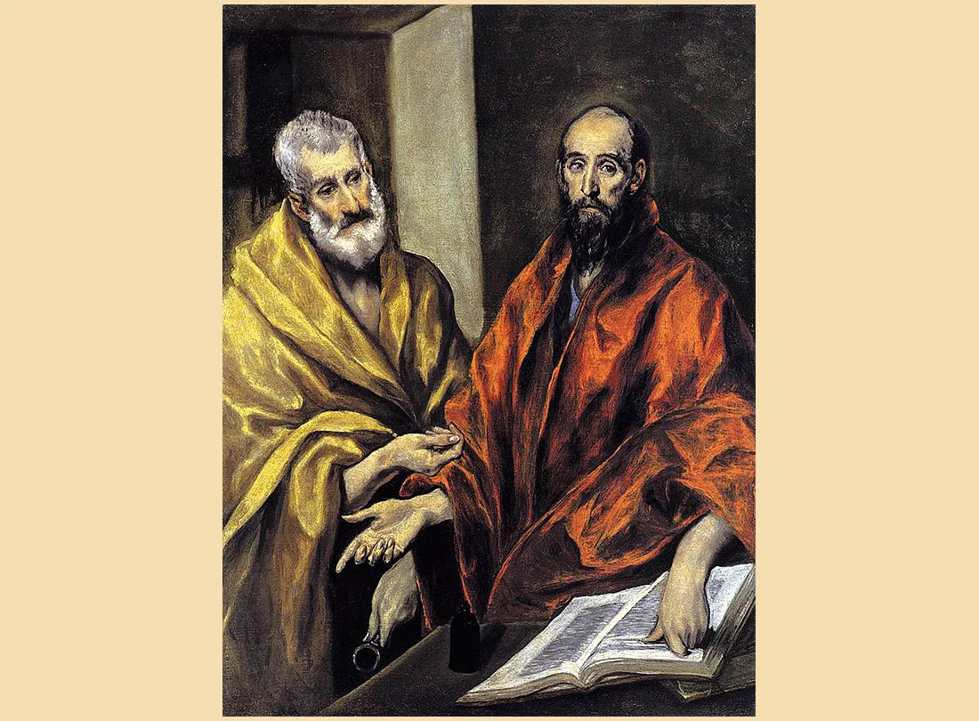 Photo of El Greco's 1605–1608 'Saints Peter and Paul'
