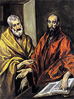 El Greco's painting of 'Saint Peter and Saint Paul'
